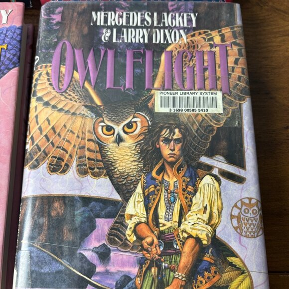 Mercedes Lackey & Larry Dixon 4 Hardcover Books Owlknight Owlflight 1st Edition - Picture 5 of 14